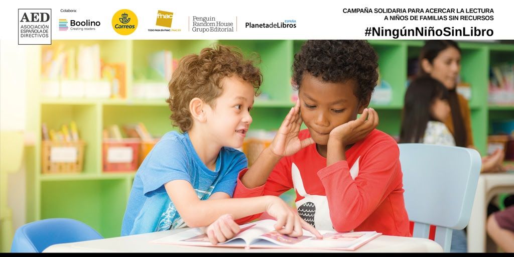AED pone en marcha la campaña solidaria #NingúnNiñoSinLibro