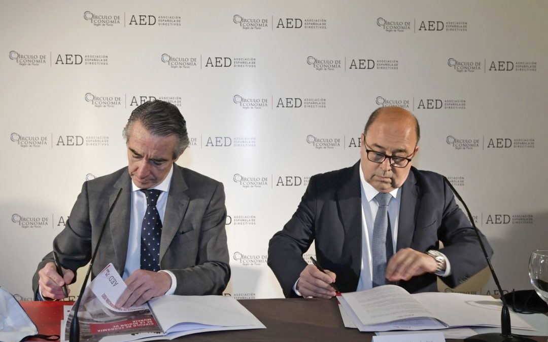 La AED y el Círculo de Economía de la Región de Murcia se alían para promover el desarrollo y la función directiva en la Región