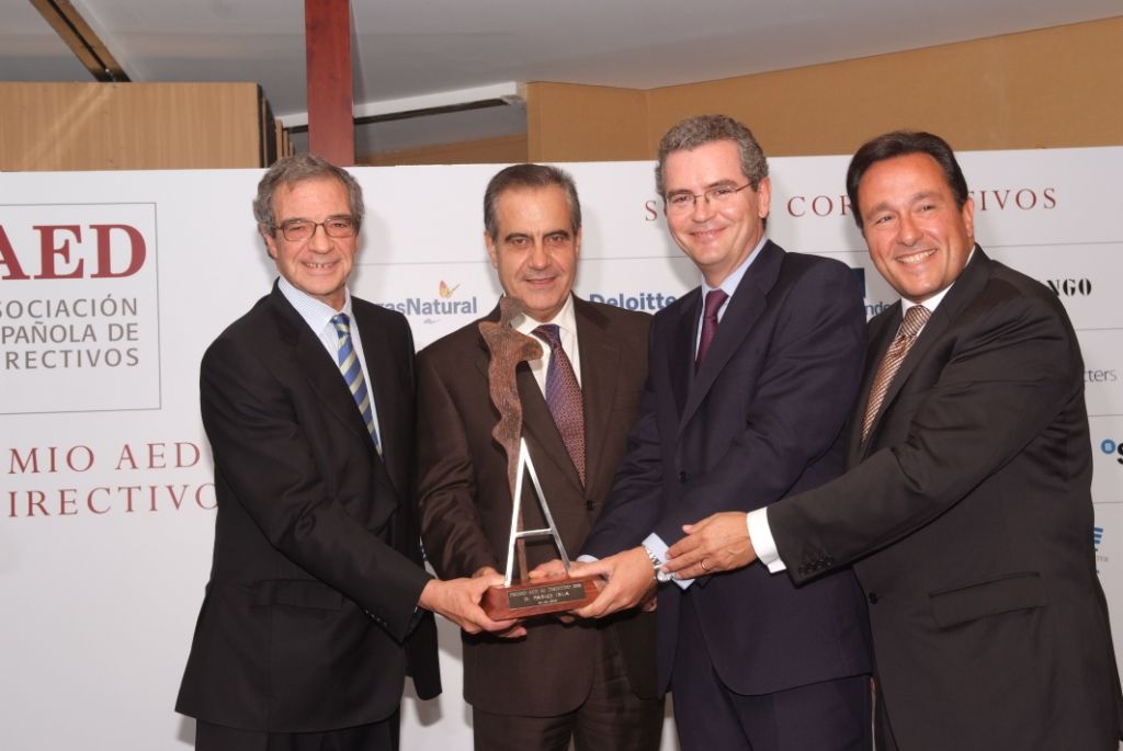PABLO ISLA RECIBE EL PREMIO AED AL DIRECTIVO DEL AÑO 2008 POR SU LABOR AL FRENTE DEL GRUPO INDITEX